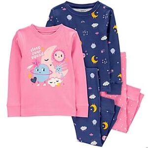 Carter's Pink and Blue Kids Pajama Set
